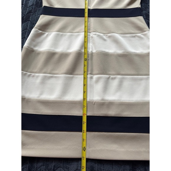 TOMMY HILFIGER Womens Multicolor Round Neck BackZip Midi Slip Dress Sz‎ 14 - Picture 9 of 9